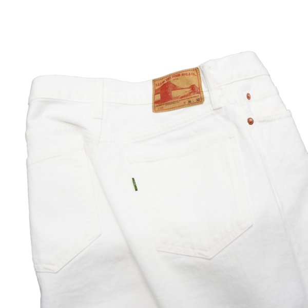 画像5: F.O.B FACTORY(エフオービーファクトリー)60'S TWILL 5POCKET PANTS(60'Sツイル5ポケットパンツ)"60s Work Twill" / White(ホワイト)【裾上げ無料】 (5)