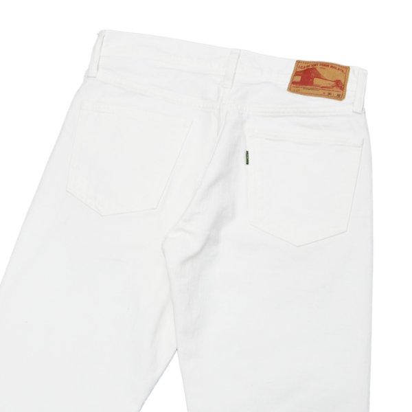 画像6: F.O.B FACTORY(エフオービーファクトリー)60'S TWILL 5POCKET PANTS(60'Sツイル5ポケットパンツ)"60s Work Twill" / White(ホワイト)【裾上げ無料】 (6)