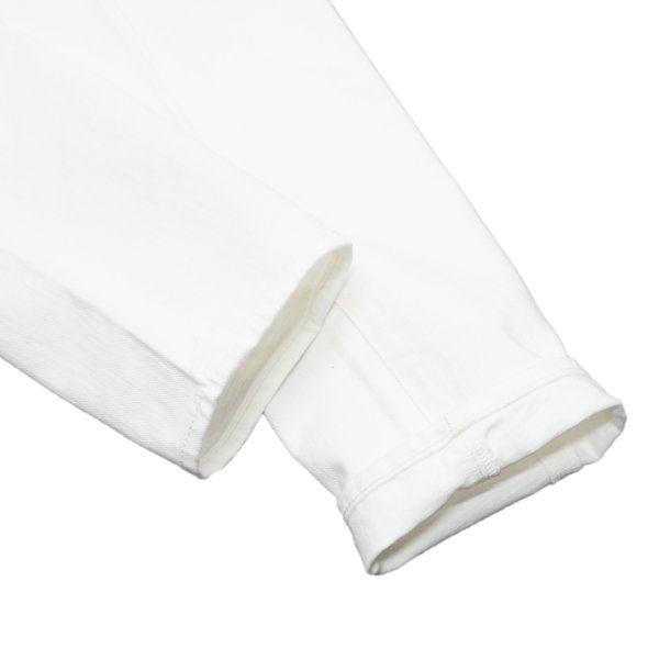 画像7: F.O.B FACTORY(エフオービーファクトリー)60'S TWILL 5POCKET PANTS(60'Sツイル5ポケットパンツ)"60s Work Twill" / White(ホワイト)【裾上げ無料】 (7)