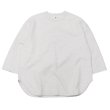 画像1: blurhms ROOTSTOCK（ブラームスルーツストック）Rough&Smooth Thermal Baseball Tee（ラフ&スムースサーマルベースボールTシャツ）/ Heather Oatmeal（ヘザーオートミール） (1)
