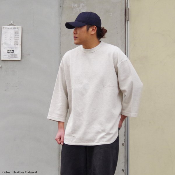 画像7: blurhms ROOTSTOCK(ブラームスルーツストック)Rough&Smooth Thermal Baseball Tee(ラフ&スムースサーマルベースボールTシャツ)/ Black(ブラック) (7)