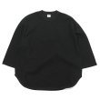 画像1: blurhms ROOTSTOCK（ブラームスルーツストック）Rough&Smooth Thermal Baseball Tee（ラフ&スムースサーマルベースボールTシャツ）/ Black（ブラック） (1)