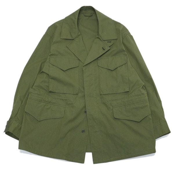 画像1: blurhms ROOTSTOCK（ブラームスルーツストック）CN Oxford 43 Jacket（コットンナイロンオックスフォード43ジャケット）/Dark Olive（ダークオリーブ）※3(L)サイズのみ (1)