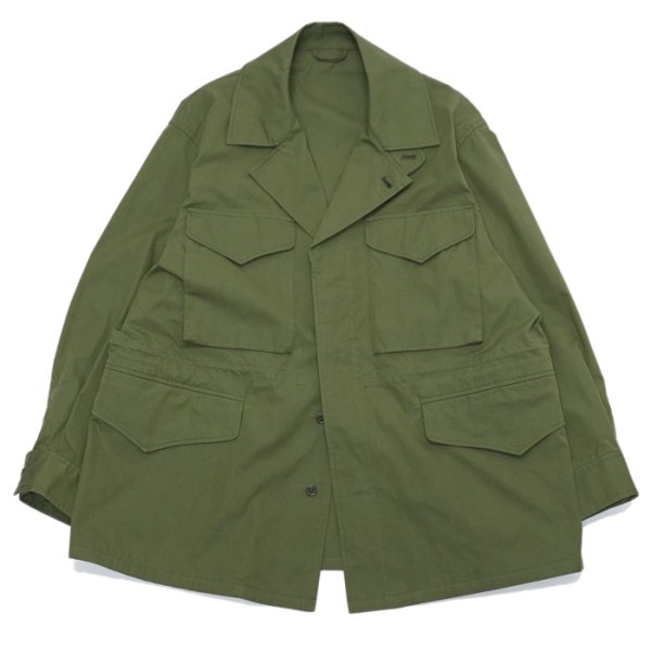 画像1: blurhms ROOTSTOCK（ブラームスルーツストック）CN Oxford 43 Jacket（コットンナイロンオックスフォード43ジャケット）/Dark Olive（ダークオリーブ） (1)