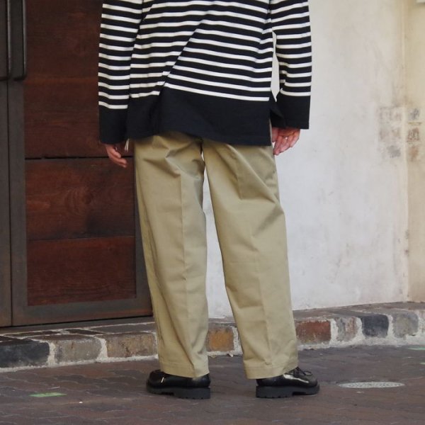 画像12: blurhms ROOTSTOCK(ブラームスルーツストック)2046D Chino Pants(2046Dチノパンツ)/ Dusty Beige(ダスティベージュ)【裾上げ無料】 (12)