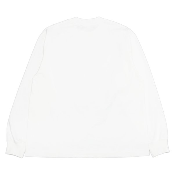 画像2: 【PointUp10%11/10迄】KAPTAIN SUNSHINE(キャプテンサンシャイン)Suvin Supima Tube Long Sleeve Tee Heavy(スビンスーピマチューブロングスリーブヘビーTシャツ)"SUVIN SUPIMA TUBE JERSEY HEAVY" / White(ホワイト) (2)