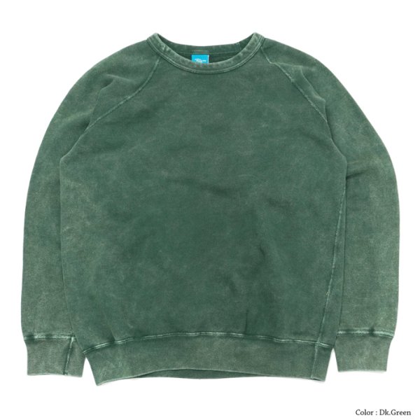 画像4: Good On(グッドオン)Raglan Crew Neck Sweat(ラグランクルーネックスウェット)"Vintage Dye" / Mustard(マスタード)・Dk.Green(ダークグリーン) (4)