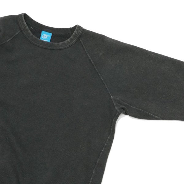 画像4: Good On(グッドオン)Raglan Crew Neck Sweat(ラグランクルーネックスウェット)"Vintage Dye" / Black(ブラック) (4)