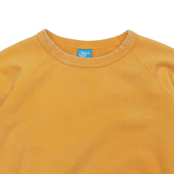 画像6: Good On(グッドオン)Raglan Crew Neck Sweat(ラグランクルーネックスウェット)"Vintage Dye" / Mustard(マスタード)・Dk.Green(ダークグリーン) (6)