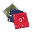 画像1: ENGINEERED GARMENTS（エンジニアードガーメンツ）PRINTED BANDANA（プリンテッドバンダナ）/Red（レッド）・Navy（ネイビー）・Olive（オリーブ） (1)