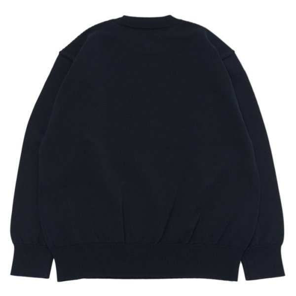 画像5: Yonetomi NEW BASIC(ヨネトミニューベーシック)RIGID SEA ISLAND COTTON PULLOVER(リジッドシーアイランドコットンプルオーバー)/Raw(キナリ)・Navy(ネイビー) (5)