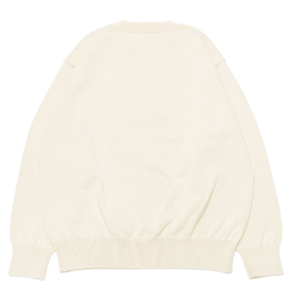 画像3: Yonetomi NEW BASIC(ヨネトミニューベーシック)RIGID SEA ISLAND COTTON PULLOVER(リジッドシーアイランドコットンプルオーバー)/Raw(キナリ)・Navy(ネイビー) (3)