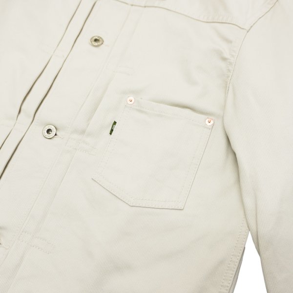 画像5: 『OUTLET』F.O.B FACTORY（エフオービーファクトリー）PIQUE JACKET（ピケジャケット）”BEDFORD CORD” / Ivory（アイボリー） (5)