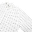 画像4: blurhms ROOTSTOCK（ブラームスルーツストック）Button-down Shirt（ボタンダウンシャツ）/White×Black Stripe（ホワイト×ブラックストライプ）※サイズ2(M)のみ (4)
