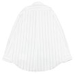 画像2: blurhms ROOTSTOCK（ブラームスルーツストック）Button-down Shirt（ボタンダウンシャツ）/White×Black Stripe（ホワイト×ブラックストライプ）※サイズ2(M)のみ (2)