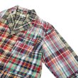 画像5: ENGINEERED GARMENTS（エンジニアードガーメンツ）Loiter Jacket（ロイタージャケット）"Square Patchwork Madras" / Navy（ネイビー） (5)
