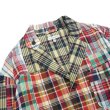画像3: ENGINEERED GARMENTS（エンジニアードガーメンツ）Loiter Jacket（ロイタージャケット）"Square Patchwork Madras" / Navy（ネイビー） (3)
