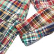 画像6: ENGINEERED GARMENTS（エンジニアードガーメンツ）Loiter Jacket（ロイタージャケット）"Square Patchwork Madras" / Navy（ネイビー） (6)