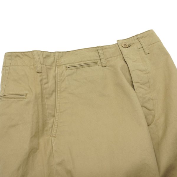 画像2: *A VONTADE(アボンタージ)Classic Chino Trousers(クラシックチノトラウザー)”Classic Selvedge Twill” / Khaki(カーキ)【裾上げ無料】 (2)