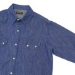 画像4: *A VONTADE（アボンタージ）Lax Western Shirts（ラックスウエスタンシャツ）"6.5oz Zimbabwe Denim" / Fade Indigo（フェードインディゴ） (4)