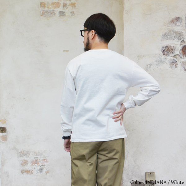 画像15: ＜40%OFF＞Sloppy Supply（スラッピーサプライ）Long Sleeve Print Tee（ロングスリーブプリントTシャツ）"CALIFORNIA" / White（ホワイト）・Fade Navy（フェードネイビー）※Lサイズ (15)