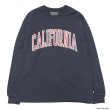 画像4: Sloppy Supply（スラッピーサプライ）Long Sleeve Print Tee（ロングスリーブプリントTシャツ）"CALIFORNIA"/White（ホワイト）・Fade Navy（フェードネイビー） (4)