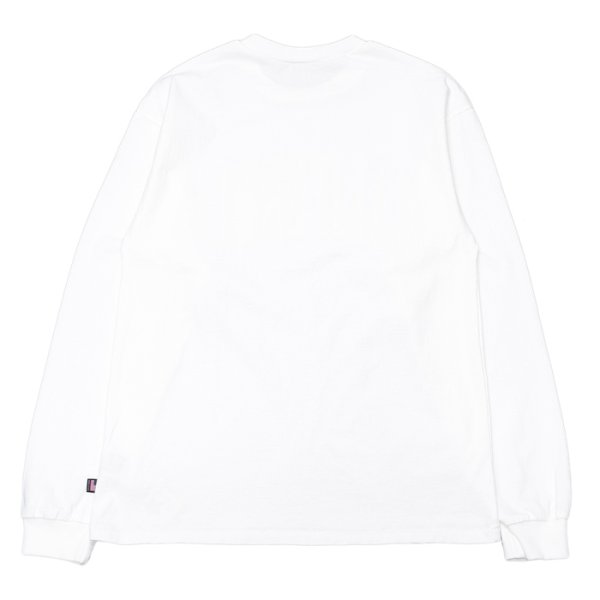 画像3: ＜40%OFF＞Sloppy Supply（スラッピーサプライ）Long Sleeve Print Tee（ロングスリーブプリントTシャツ）"CALIFORNIA" / White（ホワイト）・Fade Navy（フェードネイビー）※Lサイズ (3)
