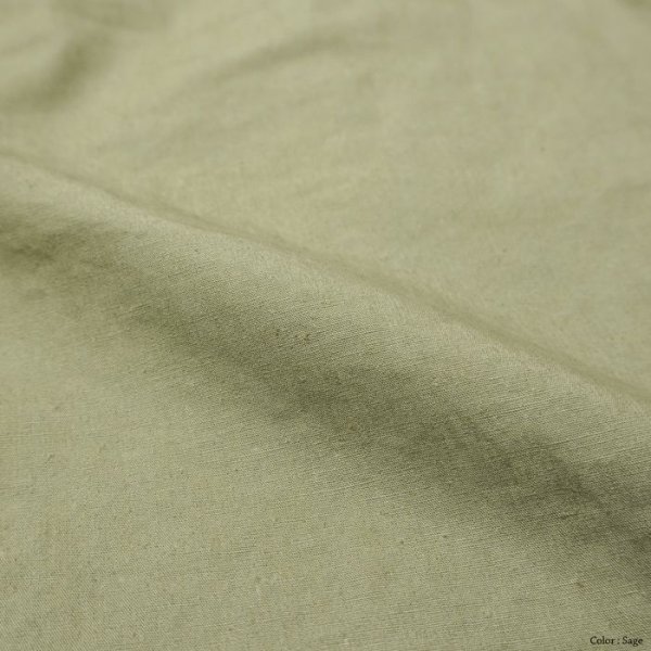 画像10: Post O'Alls（ポストオーバーオールズ）DEE Vest（ディー・ベスト）"Hemp Cotton Poplin" / Sage（セージ） (10)