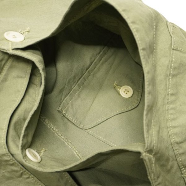 画像8: Post O'Alls（ポストオーバーオールズ）DEE Vest（ディー・ベスト）"Hemp Cotton Poplin" / Sage（セージ） (8)