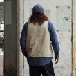 画像16: Post O'Alls（ポストオーバーオールズ）DEE Vest（ディー・ベスト）Hemp Cotton Poplin/Natural（ナチュラル）・Sage（セージ） (16)