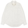 画像1: KAPTAIN SUNSHINE（キャプテンサンシャイン）Polo Collar Shirt（ポロカラーシャツ）FINX COTTON OXFORD/Ecru（エクリュ） (1)