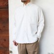 画像7: KAPTAIN SUNSHINE（キャプテンサンシャイン）Polo Collar Shirt（ポロカラーシャツ）FINX COTTON OXFORD/Ecru（エクリュ） (7)