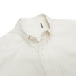画像3: KAPTAIN SUNSHINE（キャプテンサンシャイン）Polo Collar Shirt（ポロカラーシャツ）FINX COTTON OXFORD/Ecru（エクリュ） (3)