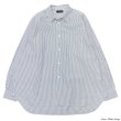 画像2: alvana（アルヴァナ）WIDE REGULAR SHIRTS（ワイドレギュラーシャツ）/ White Stripe（ホワイトストライプ）・Navy Stripe（ネイビーストライプ） (2)