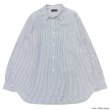 画像2: alvana（アルヴァナ）WIDE REGULAR SHIRTS（ワイドレギュラーシャツ）/White Stripe（ホワイトストライプ）・Navy Stripe（ネイビーストライプ） (2)