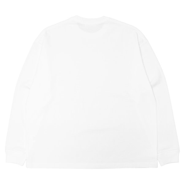 画像2: alvana（アルヴァナ）空紡 L/S TEE SHIRTS（空紡ロングスリーブTシャツ）/ White（ホワイト） (2)