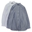 画像1: alvana（アルヴァナ）WIDE REGULAR SHIRTS（ワイドレギュラーシャツ）/ White Stripe（ホワイトストライプ）・Navy Stripe（ネイビーストライプ） (1)