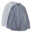 画像1: alvana（アルヴァナ）WIDE REGULAR SHIRTS（ワイドレギュラーシャツ）/White Stripe（ホワイトストライプ）・Navy Stripe（ネイビーストライプ） (1)