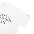 画像5: ENGINEERED GARMENTS（エンジニアードガーメンツ）Printed Cross Crew Neck T-Shirt（プリンテッドクロスクルーネックTシャツ）"LIC" / White（ホワイト）・Navy（ネイビー）・Grey（グレー） (5)