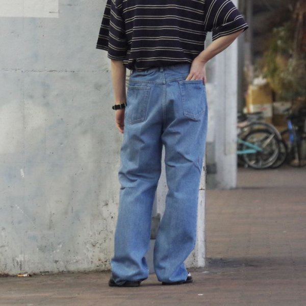 画像12: 【PointUp10%11/10迄】KAPTAIN SUNSHINE(キャプテンサンシャイン)Skate Shoecut Denim Pants(スケートシューカットデニムパンツ)/ Indigo Vintage Wash(インディゴヴィンテージウォッシュ) (12)