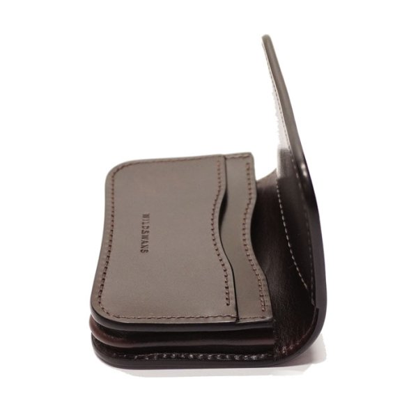 画像4: WILD SWANS(ワイルドスワンズ)GENERAL(ジェネラル)カードケース"サドルプルアップ"/Choco(チョコ) (4)