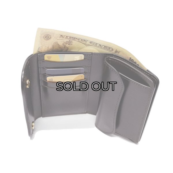 画像6: WILD SWANS（ワイルドスワンズ）BYRNE（バーン）3つ折りウォレット"サドルプルアップ"/Choco（チョコ） (6)