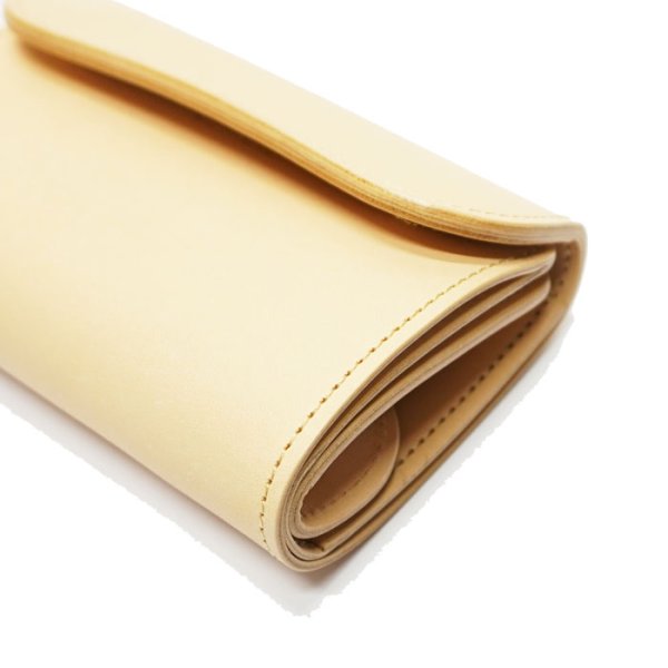 画像3: WILD SWANS(ワイルドスワンズ)BYRNE(バーン)3つ折りウォレット"サドルプルアップ"/Natural(ナチュラル) (3)