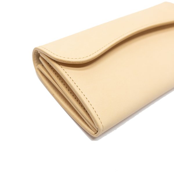 画像3: WILD SWANS(ワイルドスワンズ)WAVE(ウェイブ)ロングウォレット"サドルプルアップ"/Natural(ナチュラル) (3)