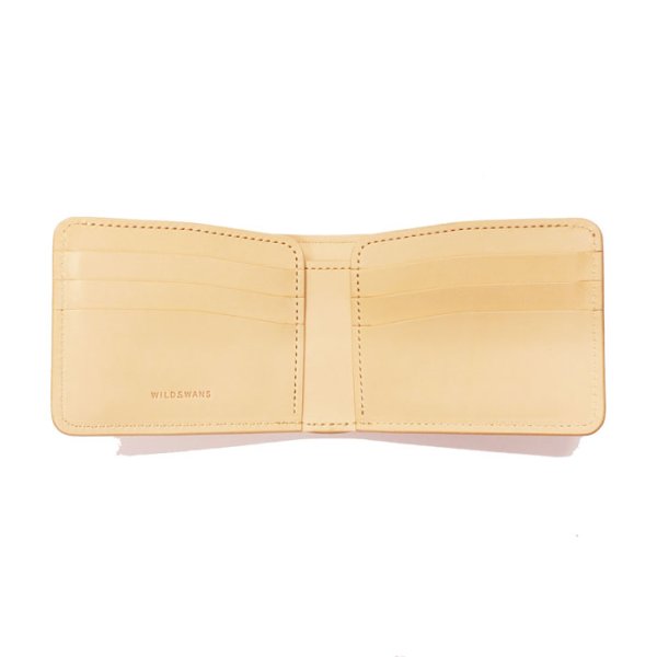画像4: WILD SWANS（ワイルドスワンズ）WINGS（ウイングス）2つ折りウォレットコインケース無し"サドルプルアップ"/Natural（ナチュラル） (4)