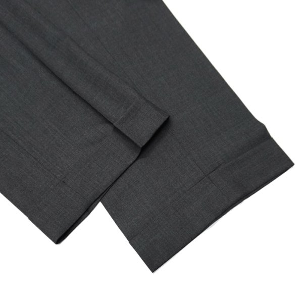 画像9: J.PRESS（J.プレス）PIPED STEM TROUSERS（パイプドステムトラウザー）"PEPPIN MERINO TROPICAL" / Charcoal（チャコールグレー） (9)