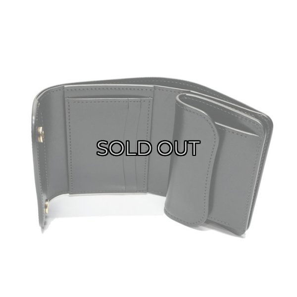 画像5: WILD SWANS(ワイルドスワンズ)ENO(イーノ)ミニ3つ折りウォレット"サドルプルアップ"/Black(ブラック) (5)