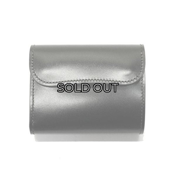 画像1: WILD SWANS(ワイルドスワンズ)ENO(イーノ)ミニ3つ折りウォレット"サドルプルアップ"/Black(ブラック) (1)