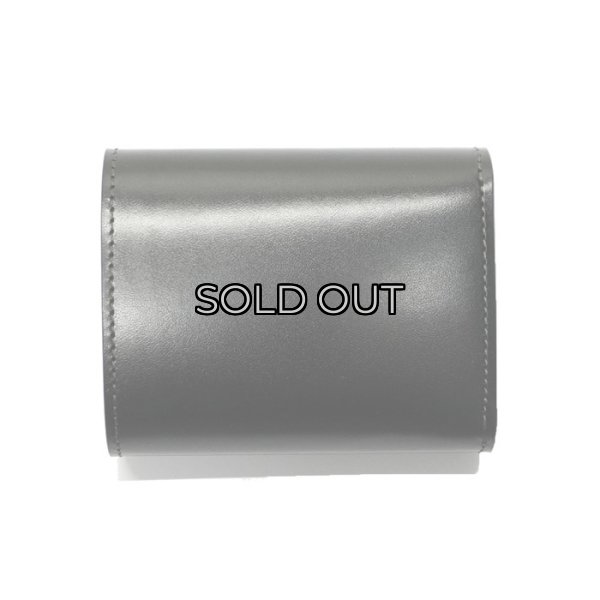 画像2: WILD SWANS(ワイルドスワンズ)ENO(イーノ)ミニ3つ折りウォレット"サドルプルアップ"/Black(ブラック) (2)