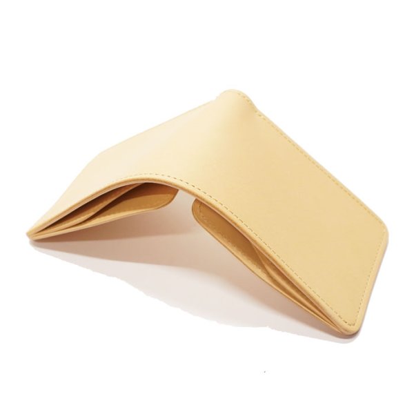 画像3: WILD SWANS（ワイルドスワンズ）WINGS（ウイングス）2つ折りウォレットコインケース無し"サドルプルアップ"/Natural（ナチュラル） (3)